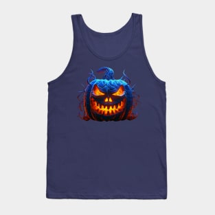 Scary Halloween Jack O'Lantern Tank Top